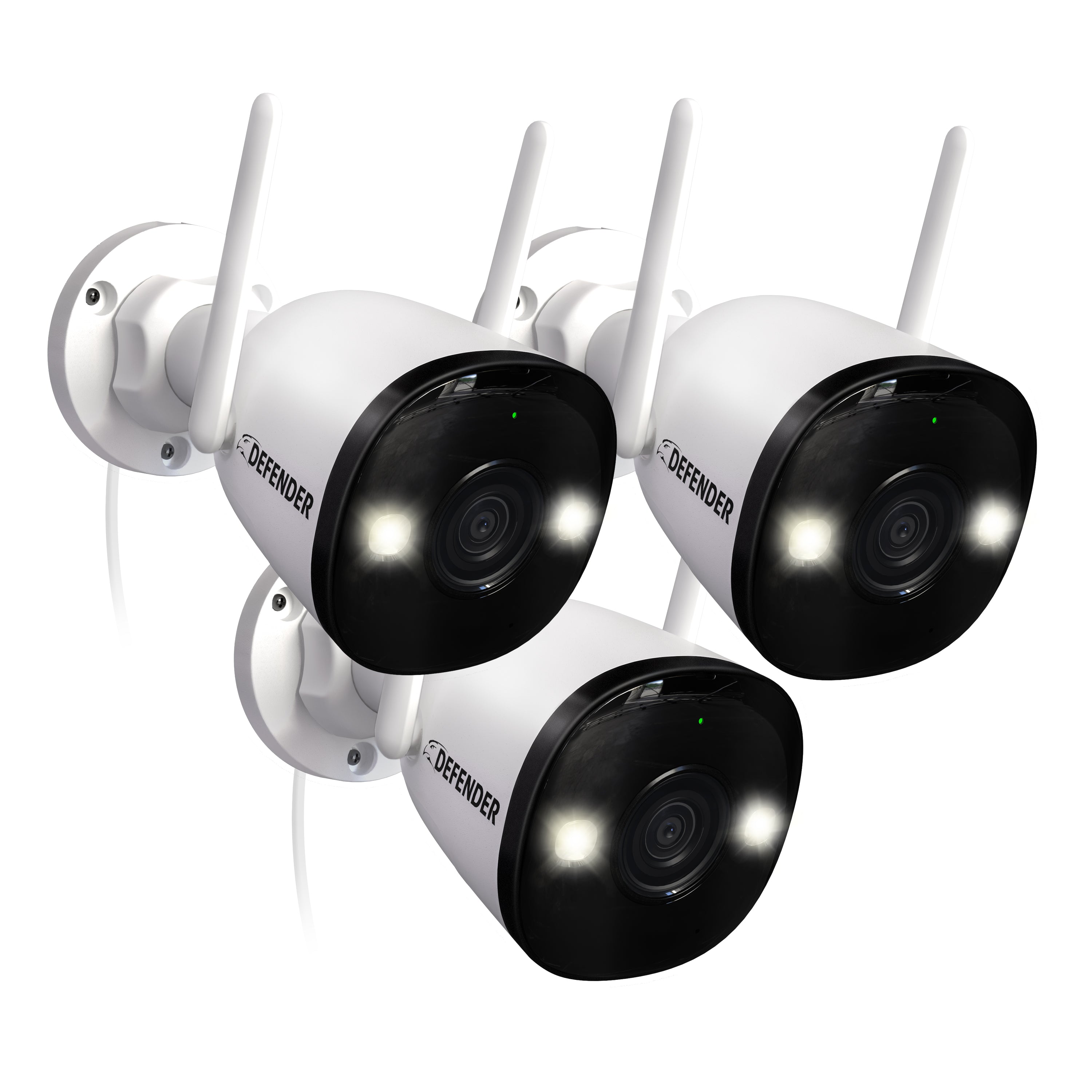 AI POWERED 4K Guard Pro Wi-Fi Plug-in Security Camera, Pack