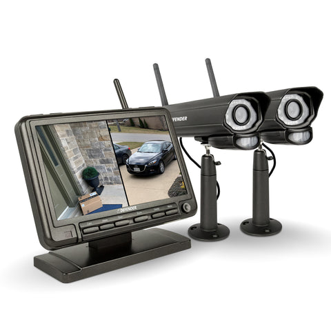 PhoenixM2 Non-WiFi. Plug-In Power Security System with 2 Cameras {Certified Open Box}