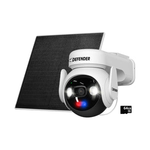 Solar Powered 4K AI Guard Ultra-Charge PTZ Wireless Security Camera, 64GB with AOV