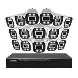 4K Vision AI Smart Artificial Intelligence DVR Security System With 16 Wired Cameras