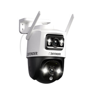 AI POWERED Guard Pro 3K PLUS Dual Lens PTZ Wi-Fi 6 Plug-in Security Camera