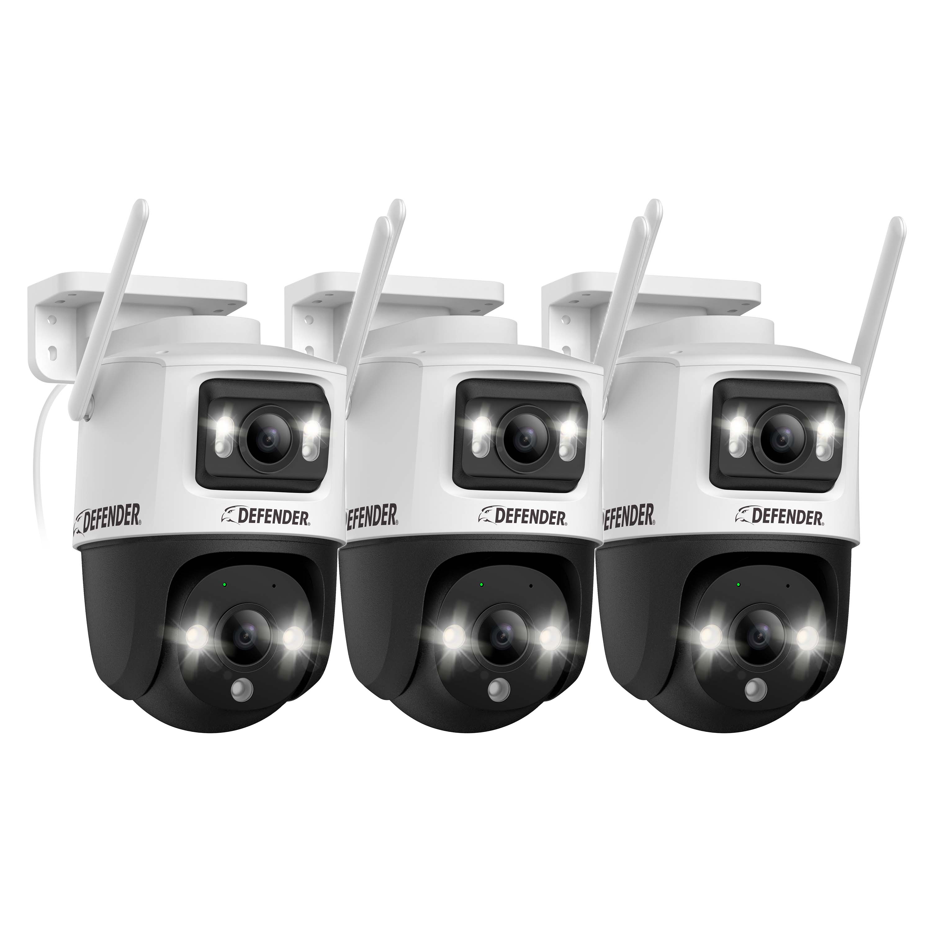 AI POWERED Guard Pro 3K PLUS Dual Lens PTZ Wi-Fi 6 Plug-in Security Ca