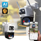 AI POWERED 2K Guard MAX Extreme Night Color Dual Lens PTZ Camera