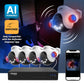 Sentinel PTZ 4K 8 Channel 8MP NVR Security System with 4 PTZ Cameras (1TB HDD) (Certified Open Box)