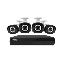 Sentinel 4K Ultra HD Wired 8 Channel PoE NVR Security System with 4 Cameras