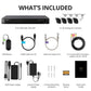 4K Ultra 8 Channel DVR Security System with 2TB HDD & 4 Vision Cameras (Certified Open Box)