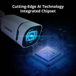 4K Vision AI Smart Artificial Intelligence DVR Security System With 8 Wired Cameras