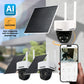 4G Solar Powered 2K+ AI Frontier PTZ Wireless Security Camera, 2 pc