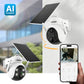 Solar Powered 4K AI EverWatch PTZ Wireless Camera with 3W Solar Panel