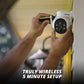 Solar Powered 4K AI EverWatch PTZ Wireless Camera with 3W Solar Panel