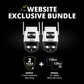 EXCLUSIVE BUNDLE: AI POWERED Guard Pro 3K PLUS Dual Lens PTZ, 128GB SD Card, 2 Year Warranty, 2 Pack