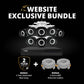 EXCLUSIVE BUNDLE: Sentinel 4K Ultra HD Wired 8 Channel PoE NVR Security System with 8 Metal Cameras