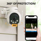 AI POWERED 4K Everwatch PTZ 360° Wi-Fi Plug-in Power Security Camera