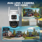 AI POWERED 2K Guard MAX Extreme Night Color Dual Lens PTZ Camera