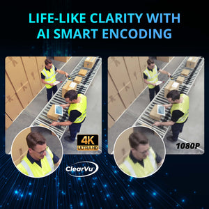 AI POWERED Sentinel 4K PoE NVR Security System, 2TB HDD & 16 Metal Cameras (Certified Open Box)