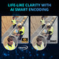 AI POWERED Sentinel 4K Ultra HD Wired 8 Channel PoE NVR  Security System, 8 Metal Cameras &  1TB HDD