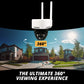 4G Solar Powered 2K+ AI Frontier PTZ Wireless Security Camera