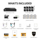 AI POWERED Sentinel 4K Ultra HD Wired 8 Channel PoE NVR  Security System, 8 Metal Cameras &  1TB HDD