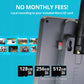 EXCLUSIVE BUNDLE: PHOENIXHD Non-WiFi Plug-in Power Security System with 10.1” HD Monitor & 2 Cameras