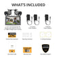 PHOENIXHD Non-WiFi Plug-in Power Security System with 10.1” HD Monitor & 2 Cameras