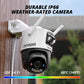 AI POWERED 2K Guard MAX Extreme Night Color Dual Lens PTZ Camera, 3pc