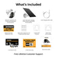 Solar Powered 4K AI EverWatch PTZ Wireless Camera with 3W Solar Panel