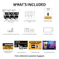 AI POWERED 3K+ Guard WIFI Tri-Lens PTZ Security Camera, 3 pc