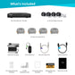 Sentinel 4K Ultra HD Wired 8 Channel PoE NVR Security System with 4 Cameras