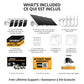 Solar Powered 4K AI EverWatch Wireless Security Camera, 3W Solar Panel, 4 pc