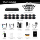 4K Vision AI Smart Artificial Intelligence DVR Security System With 16 Cameras (Certified Open Box)
