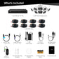 4K Vision AI Smart Artificial Intelligence DVR Security System With 8 Wired Deterrence Cameras