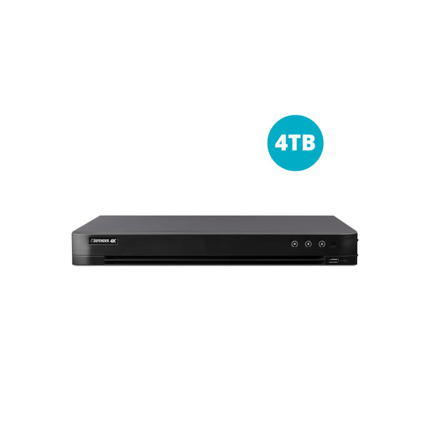 4K 16 Channel DVR with 4TB HDD (Certified Open Box)