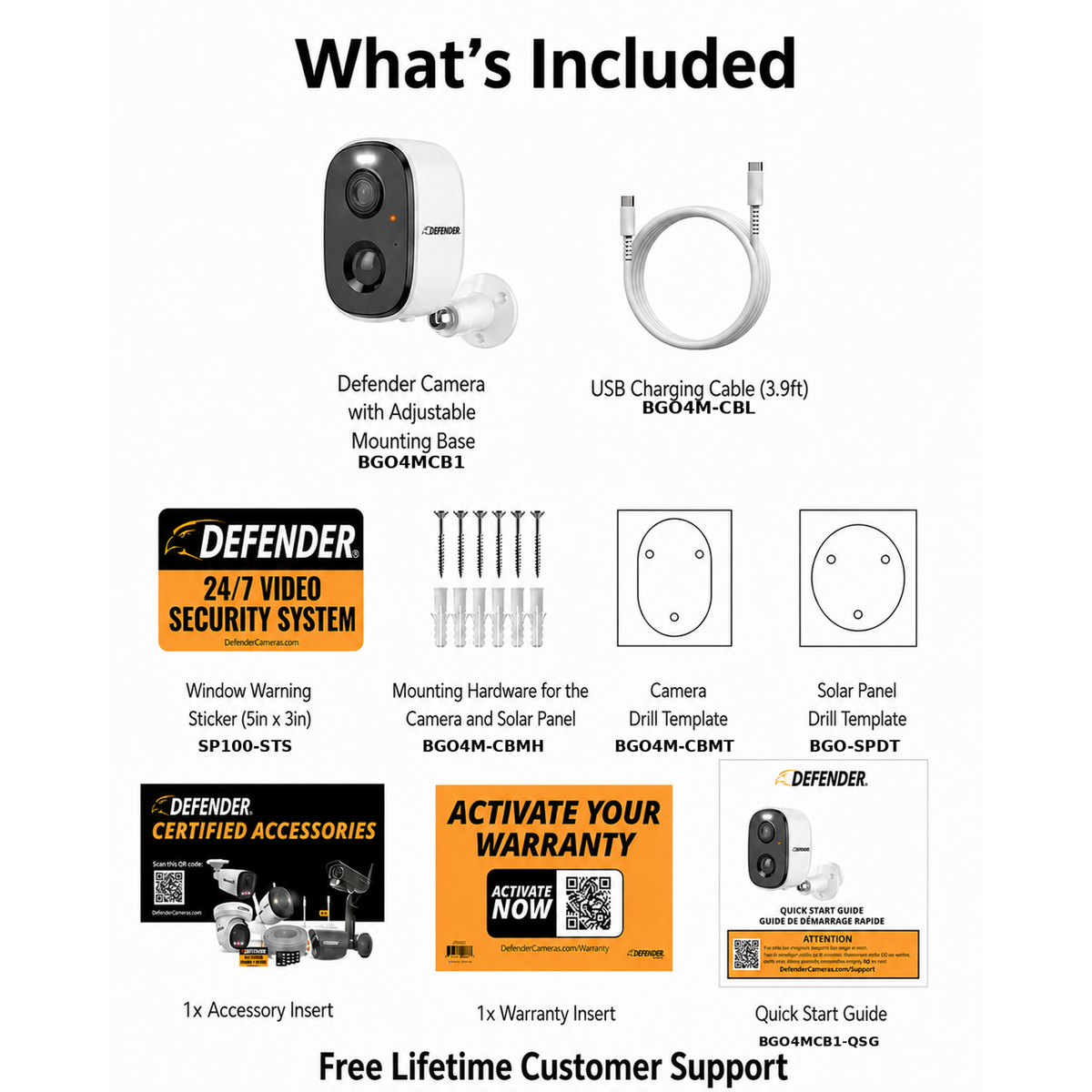 Defender AI GO 24/7 Recording 2.5K Wireless Camera, 1 Pack - Image 9