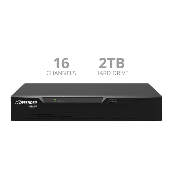 4K Vision 16 Channel DVR with 2TB HDD