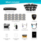 EXCLUSIVE BUNDLE: Sentinel 4K Ultra HD Wired 16 Channel PoE NVR Security System with 16 Cameras