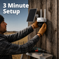 4G Solar Powered 2K+ AI Frontier PTZ Wireless Security Camera + 1 Yr CA Data Plan