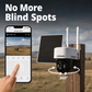 4G Solar Powered 2K+ AI Frontier PTZ Wireless Security Camera + 1 Yr CA Data Plan