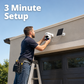 Solar Powered 4K AI Guard Ultra-Charge PTZ Wireless Security Camera, 64GB with AOV
