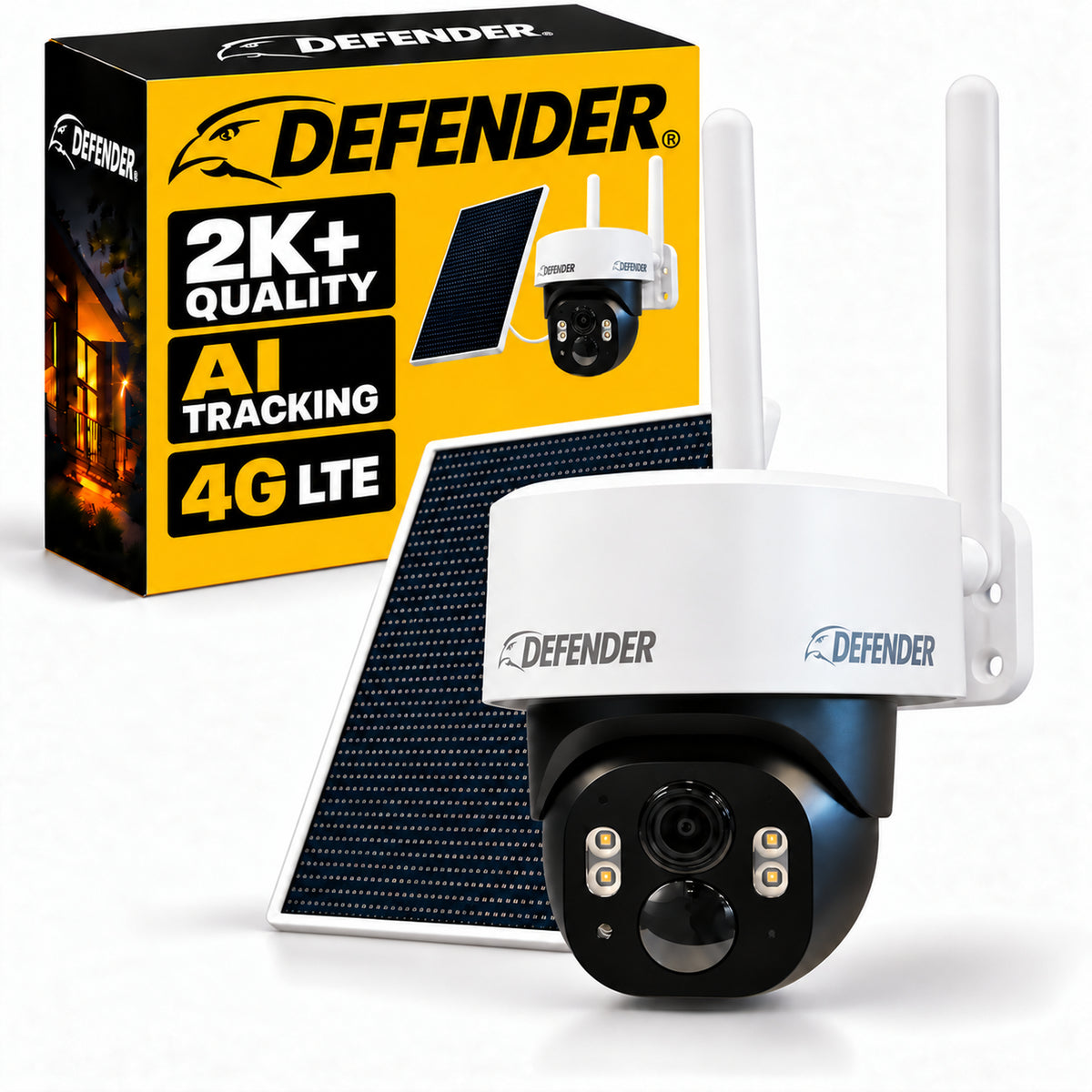 Defender Frontier B4M4G1PTZ-B 1-camera pack — Hero Image — English