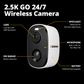 Defender AI GO 24/7 Recording 2.5K Wireless Camera