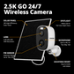 Defender AI GO 24/7 Recording 2.5K Wireless Camera with Solar Panel, 2 PackSolar Panel, 2 Pack