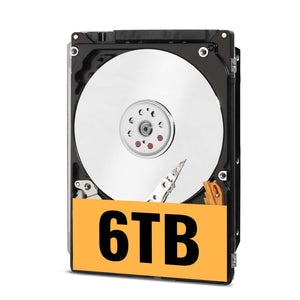 Pre-Installed HDD Upgrade to 6TB