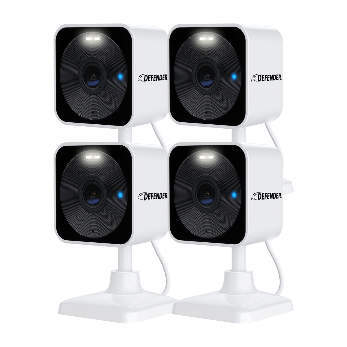 Defeder Camera Defender GO 2K AI POWERED WiFi Indoor/Outdoor Home, Business, Pet, Bab