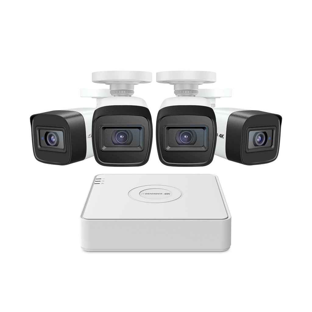 4K Ultra HD Wired 4 Channel Security System with 4 Cameras (Certified Open Box)