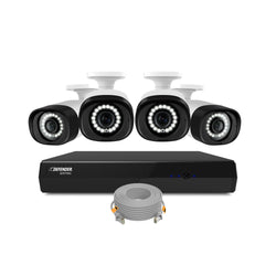 EXCLUSIVE BUNDLE: Sentinel 4K Ultra HD Wired 8 Channel POE NVR Security System with 4 Cameras
