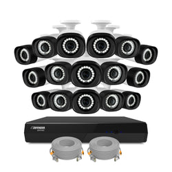 EXCLUSIVE BUNDLE: Sentinel 4K Ultra HD Wired 16 Channel PoE NVR Security System with 16 Cameras