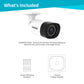 Sentinel 4K NVR Ultra HD Wired Additional Metal Security Camera (Non-Color Night Vision)