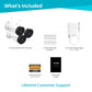 Guard 2K WiFi. Plug-In Power Security Cameras, 3 Pack