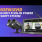 PHOENIXHD Non-WiFi Plug-in Power Security System with 10.1” HD Monitor & 4 Cameras