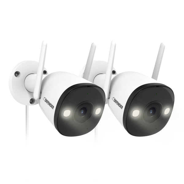 Guard Pro 2K WiFi. Plug-In Power Security Cameras, 2 Pack